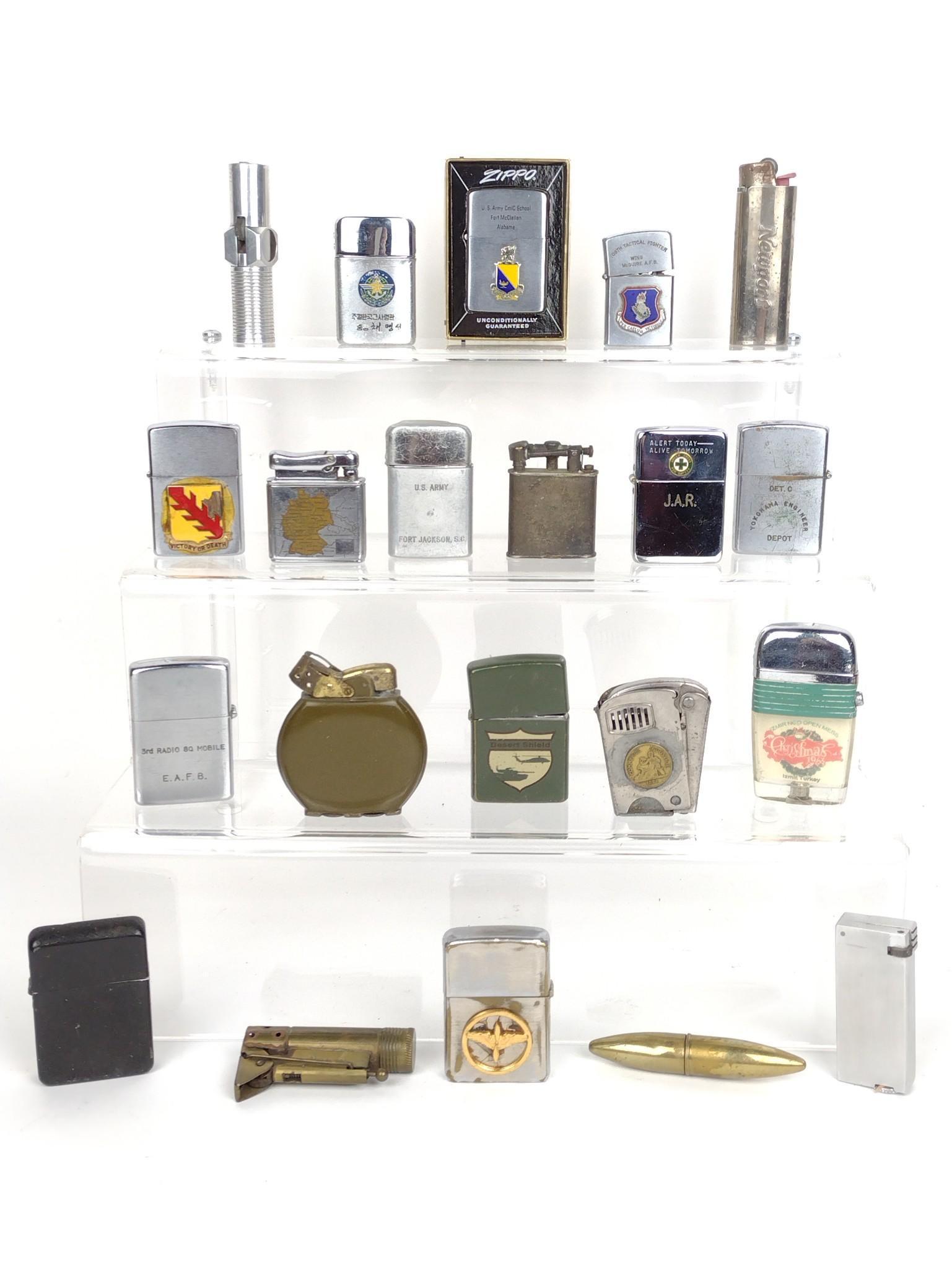 21 Pcs US Military & International Lighters (1 of 13)