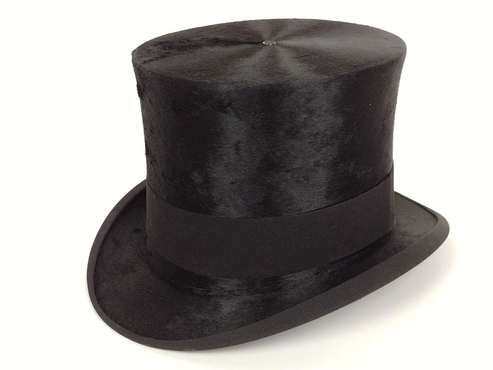 Vintage Dunlap and Co. Beaver Skin Top Hat (1 of 2)