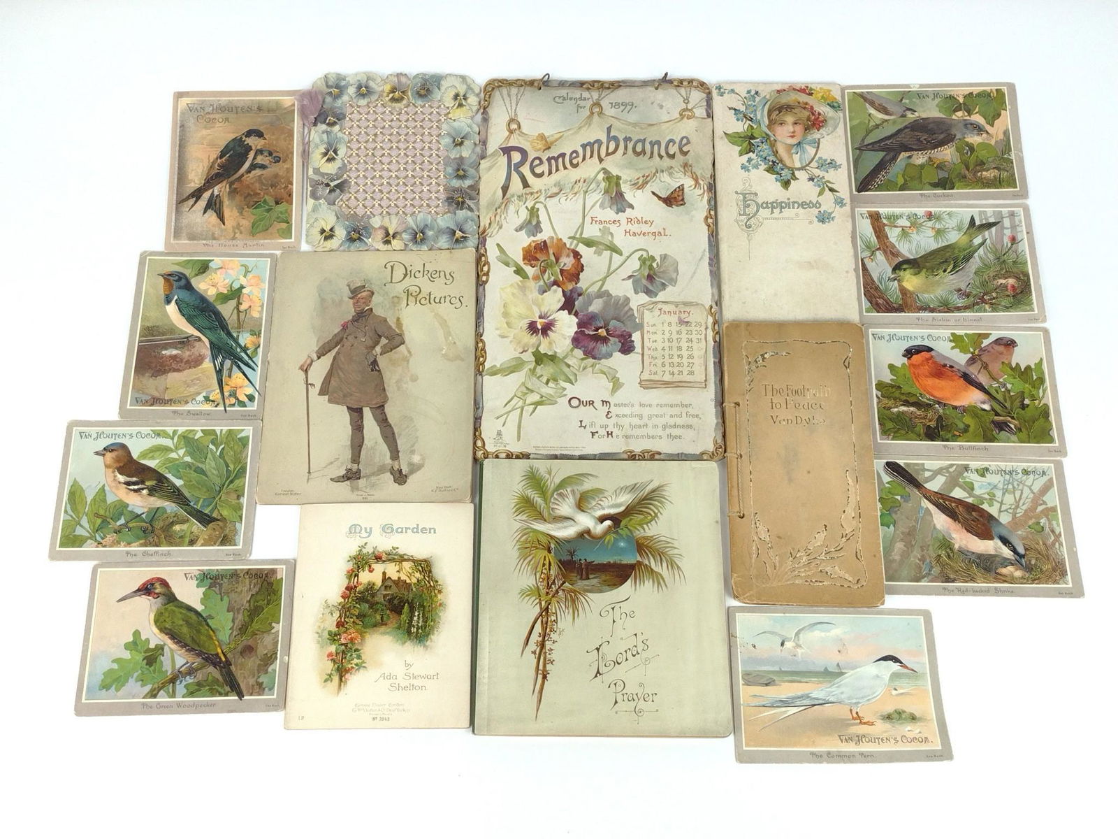 16 Pcs Incl Small Books & 1899 Calendar (1 of 20)