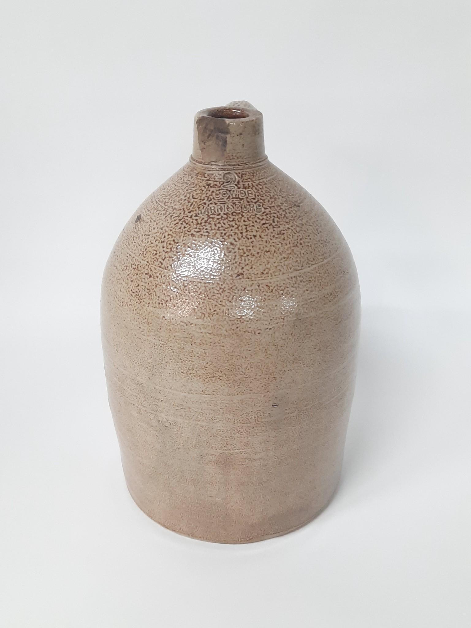 Cowden Harrisburg, PA 2 Gallon Stoneware Jug (1 of 2)