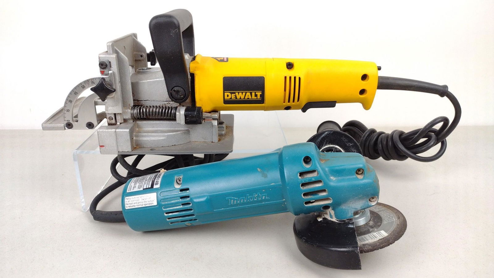DeWalt Plate Joiner and Makita Disc Grinder (1 of 3)