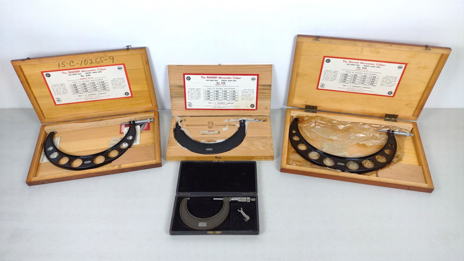 4 Micrometer Calipers incl Starret (1 of 7)