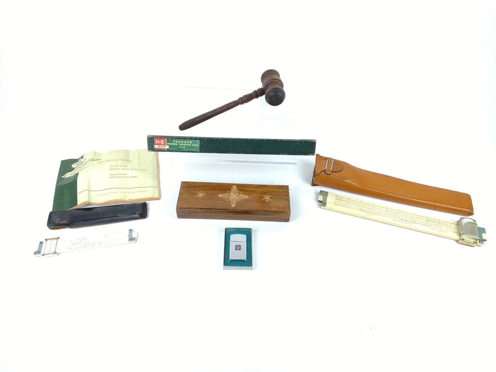 6 Desk Articles Including Slide Rules (1 of 14)