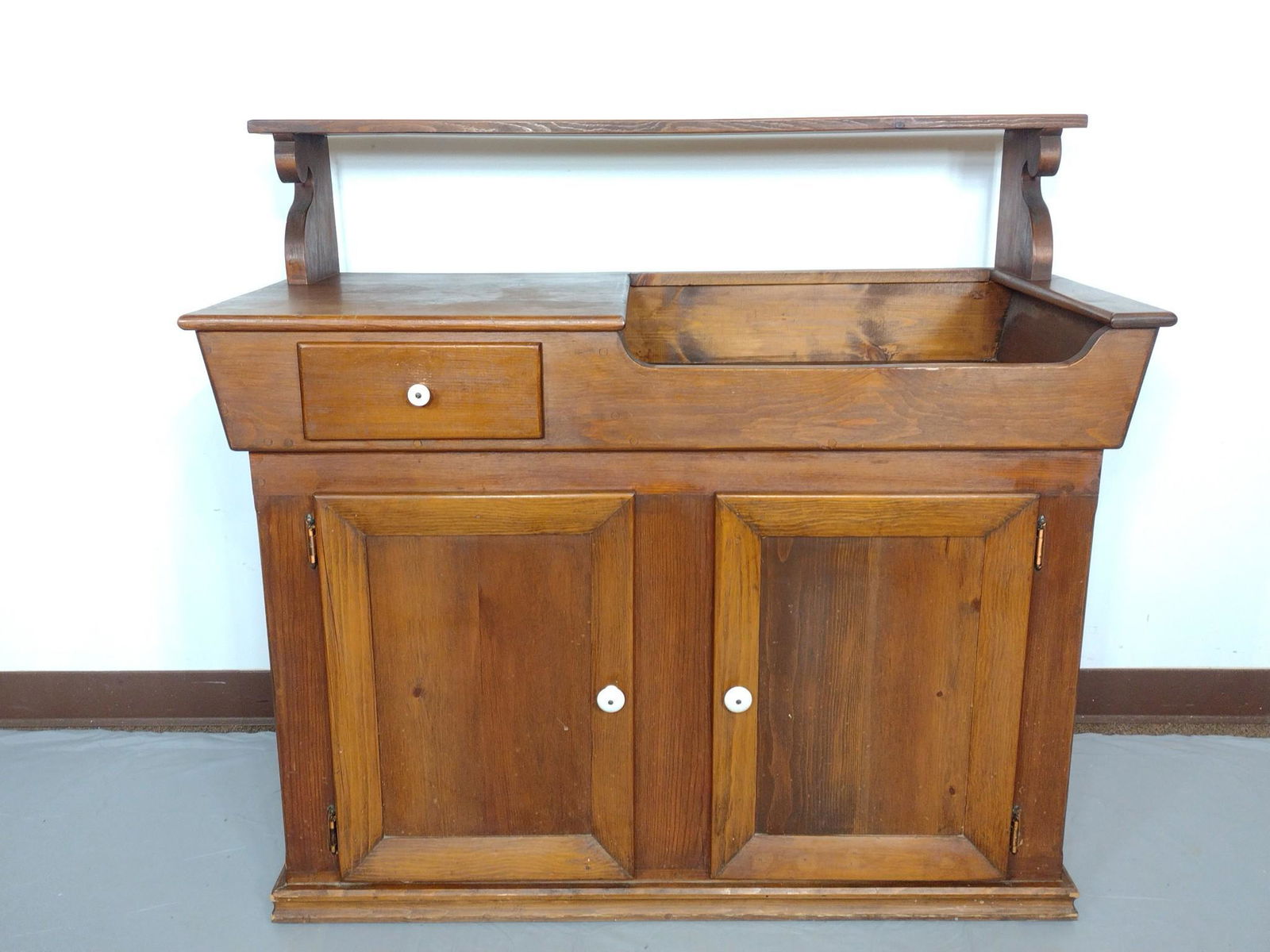 Antique Bench Made Dry Sink (1 of 7)