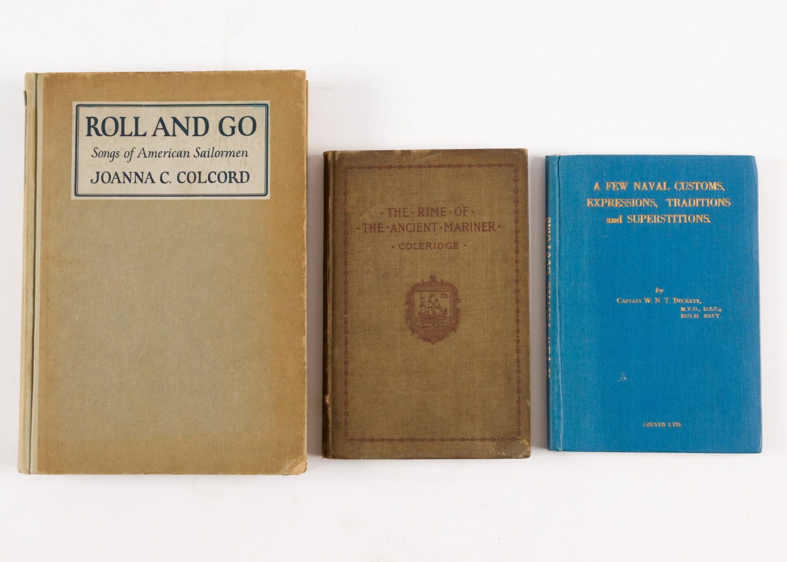 3 Books on Maritime Customs & Song (1 of 8)