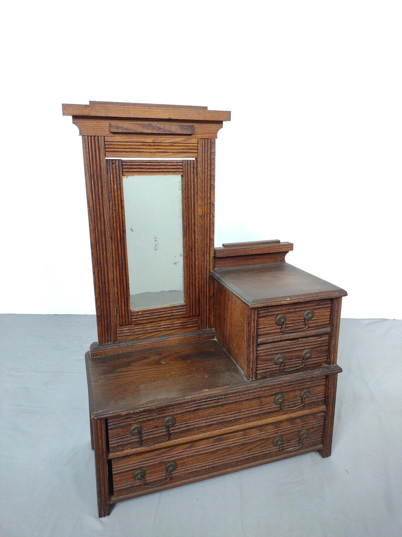 Scratch Built Miniature Victorian Dresser (1 of 6)