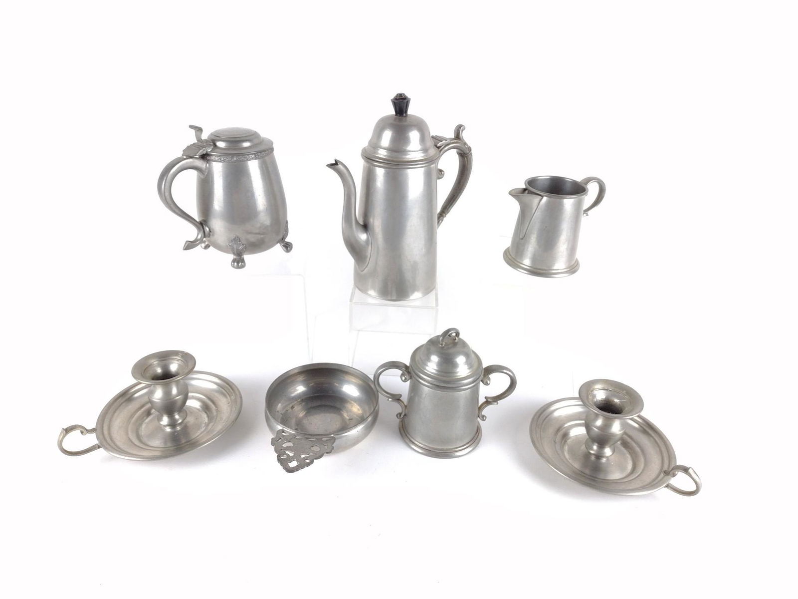 7 Pcs Pewter Incl Wentworth (1 of 9)