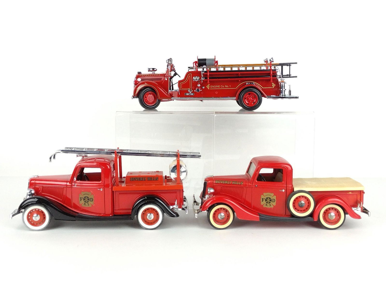 3 Vintage Ford Fire Trucks (1 of 5)