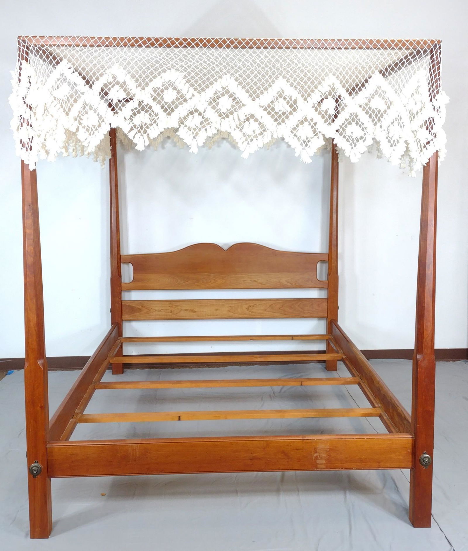Bench Made Cherry Canopy Bed (1 of 7)