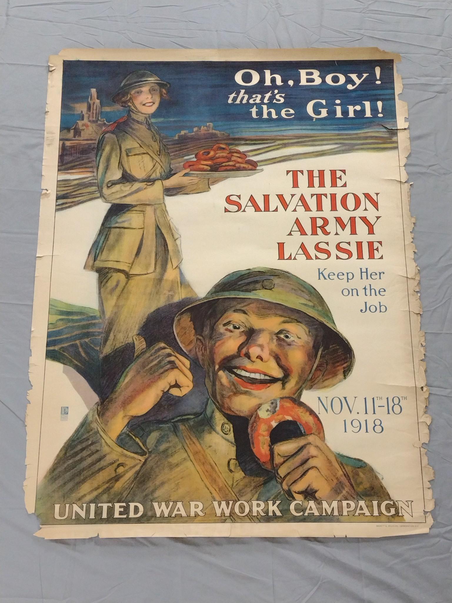 1918 Salvation Army Lassie Poster (1 of 4)