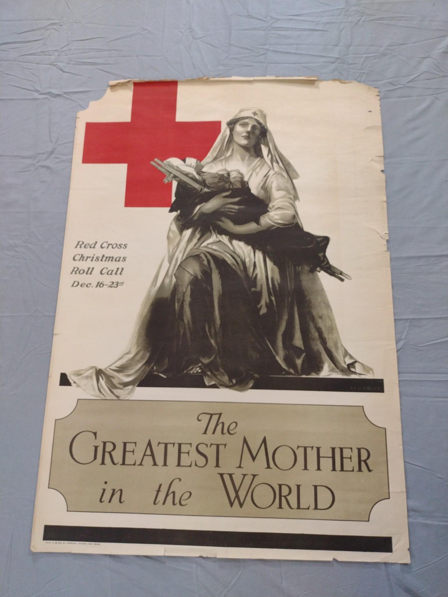 1918 Red Cross Roll Call Poster (1 of 6)