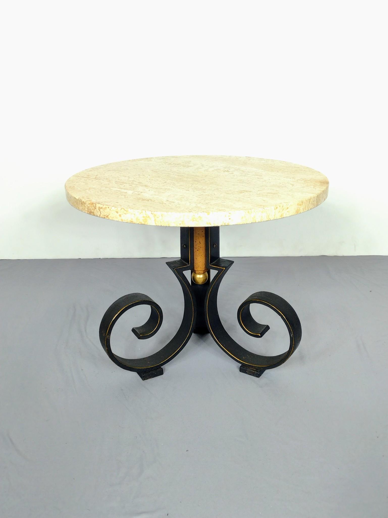 Goldsmiths Low Marble Top Table (1 of 5)