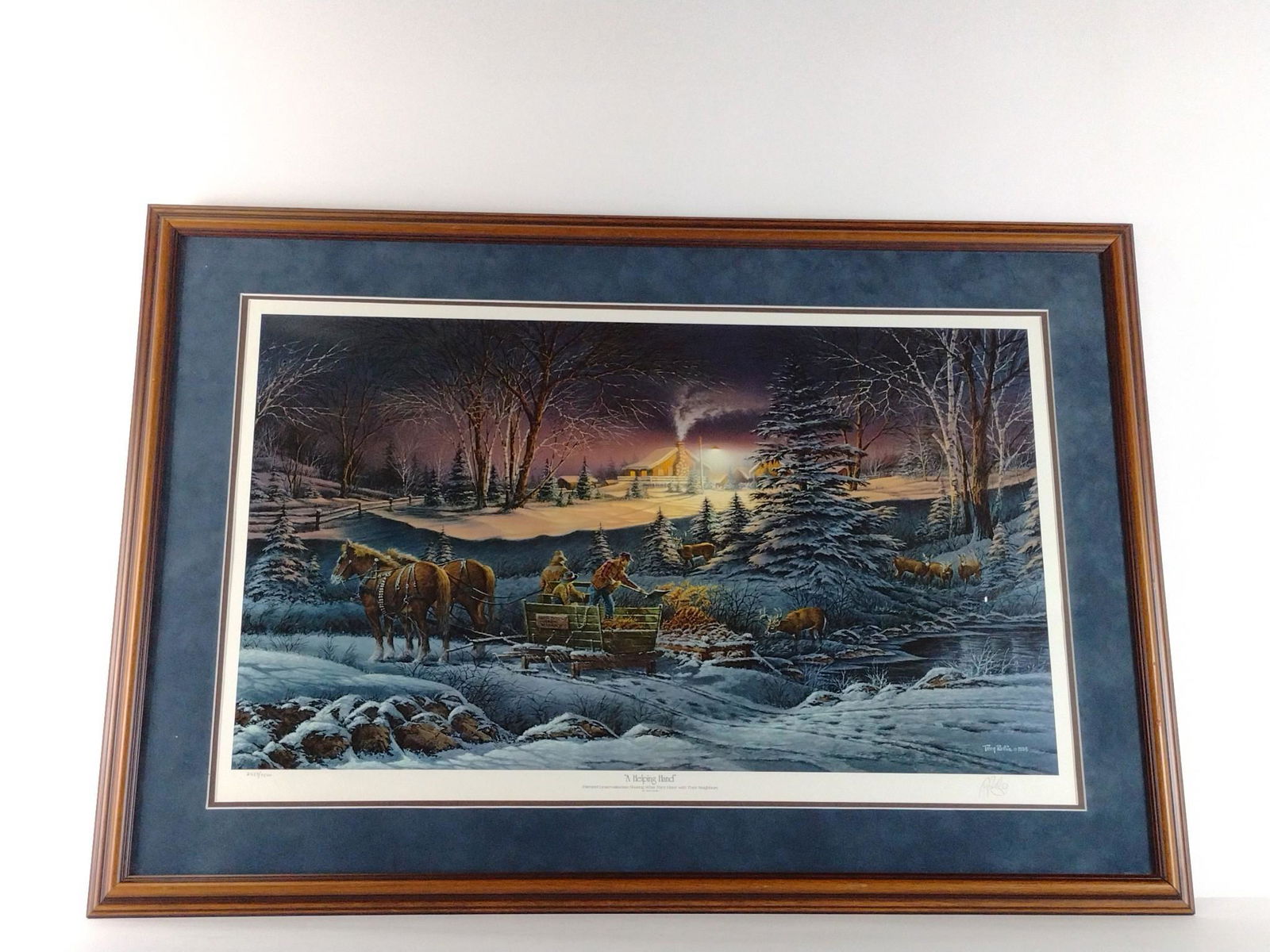 Terry Redlin "A Helping Hand"  Ltd. Print (1 of 6)