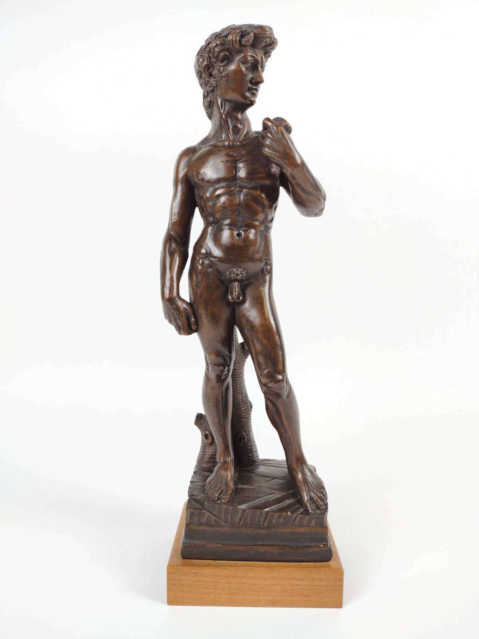 15" Statue of David Sculpture (1 of 4)