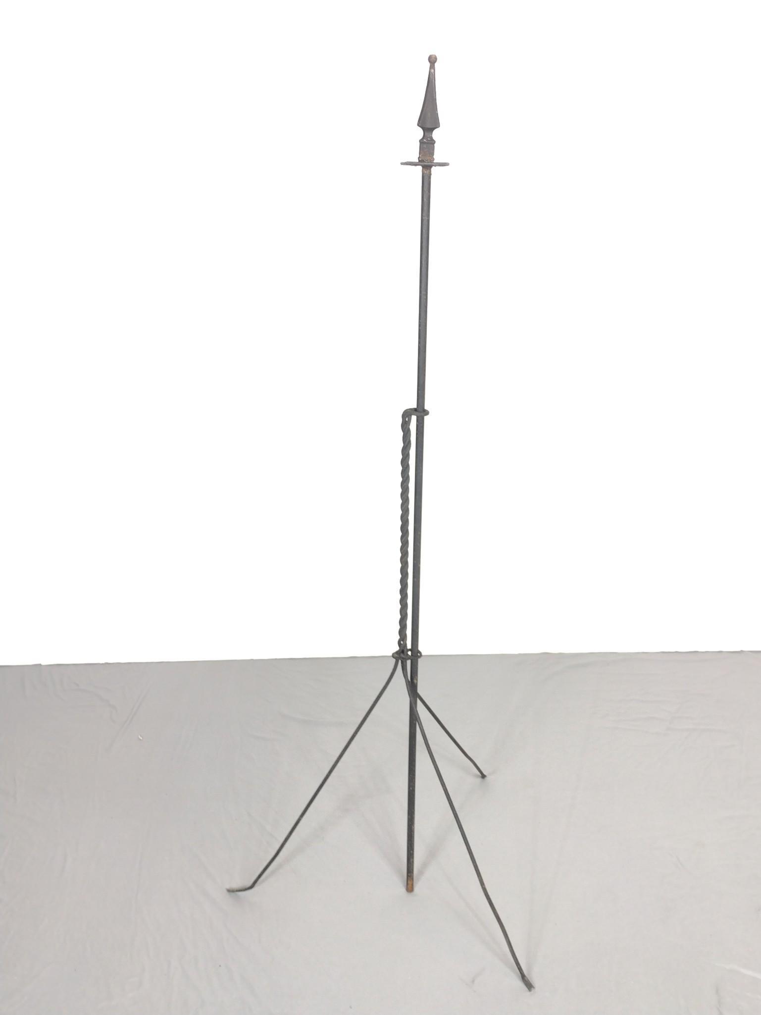 Lightning Rod: 22" wide X 20" deep X 52" high.has some paint loss. MG IMPORTANT: Before bidding, please read the terms and conditions. When you registered for the auction you agreed to these terms and will be requir
