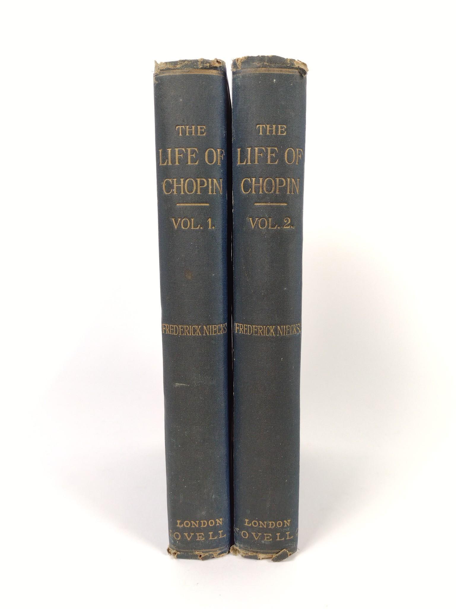 2 Vols. Life of Chopin by Frederick Niecks (1 of 5)