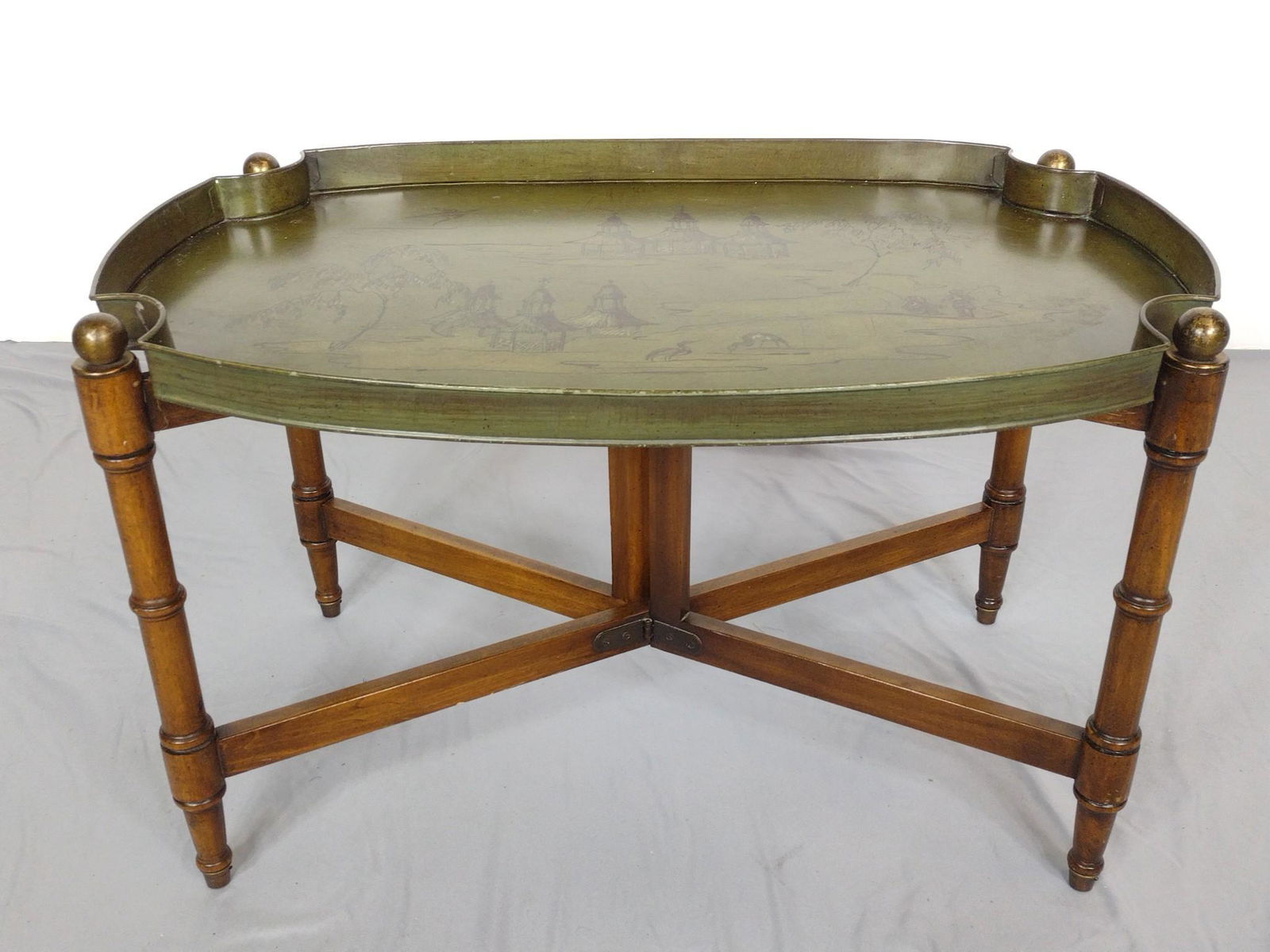 Scenic Asian Style Tray Table (1 of 5)