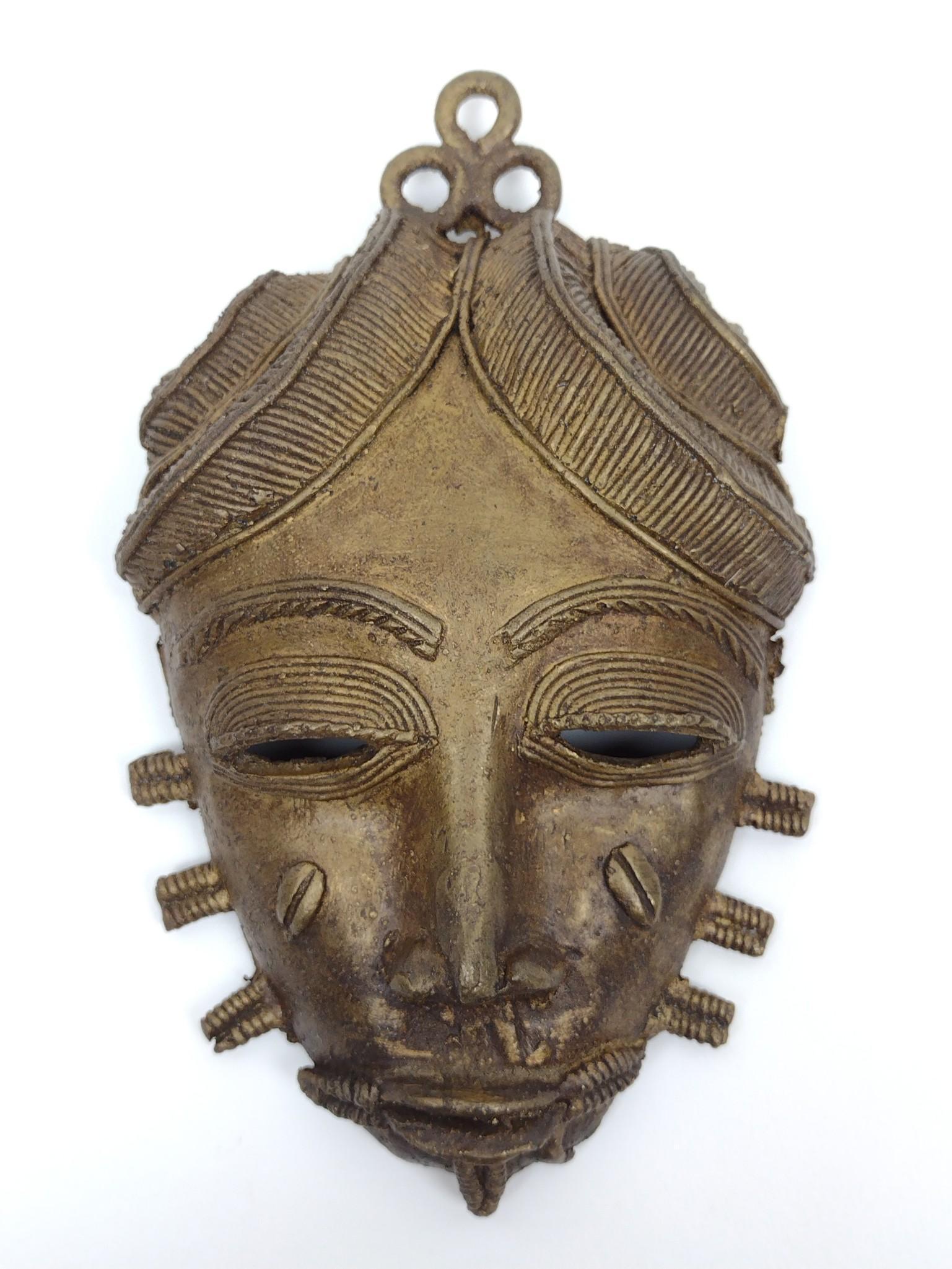 Brass Ethnographic Mask (1 of 2)