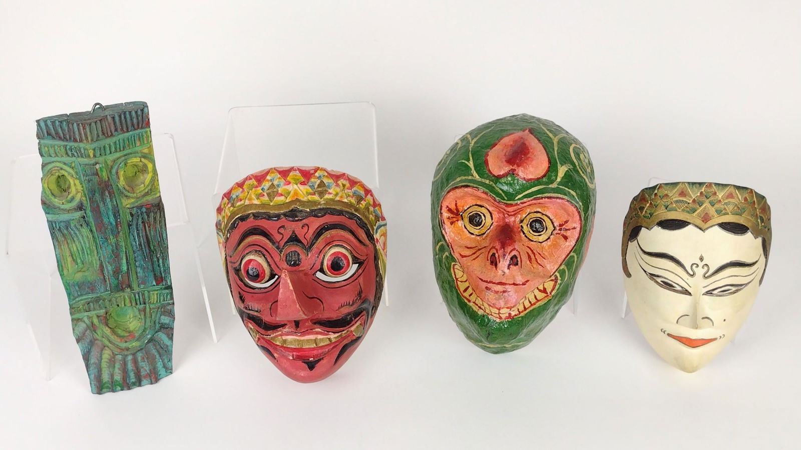 4 Indian Masks (1 of 3)