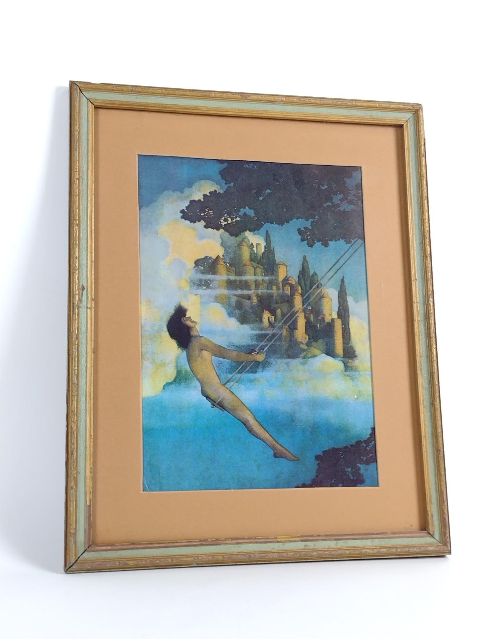 Maxfield Parrish Boy on Swing Print (1 of 2)