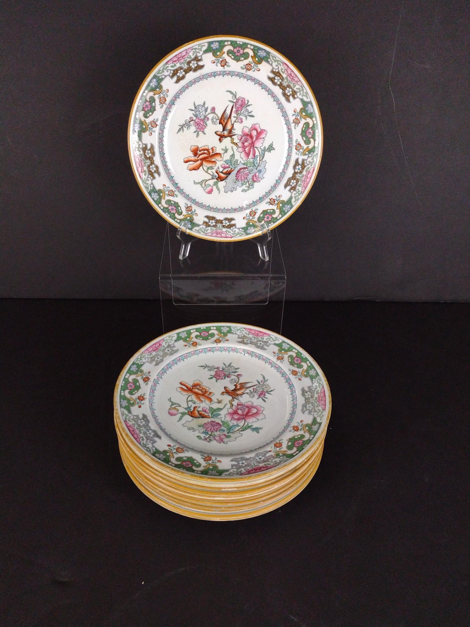 12 Minton 1860 Plates (1 of 8)