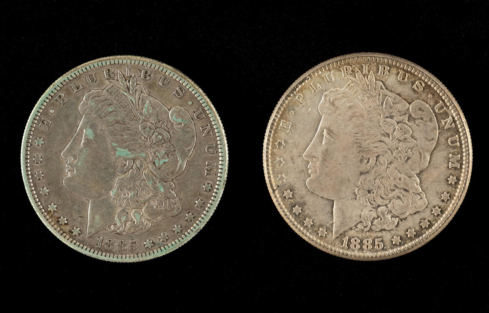 2 Morgan Silver Dollars (1 of 2)