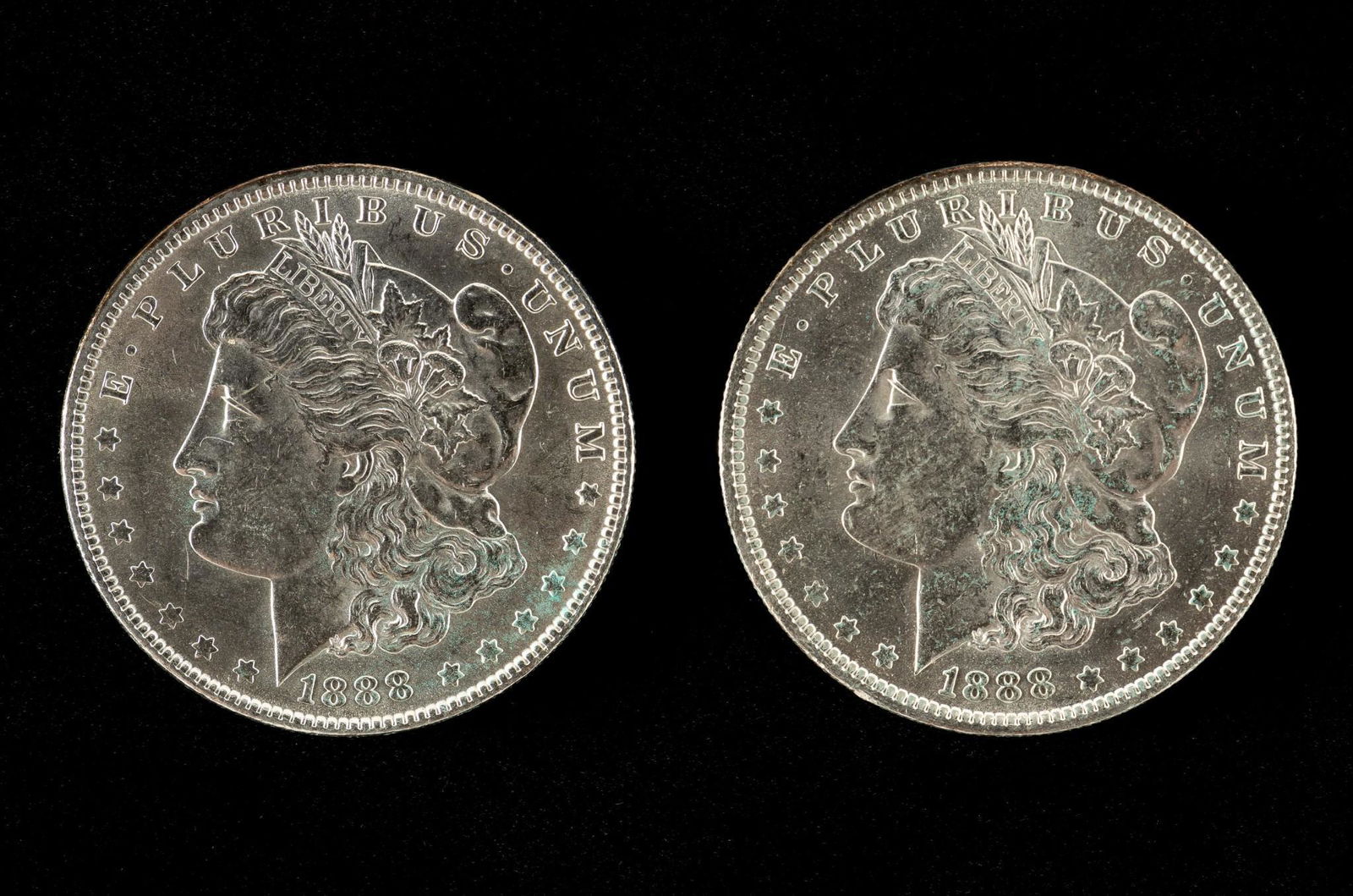 2 Morgan Silver Dollars (1 of 2)