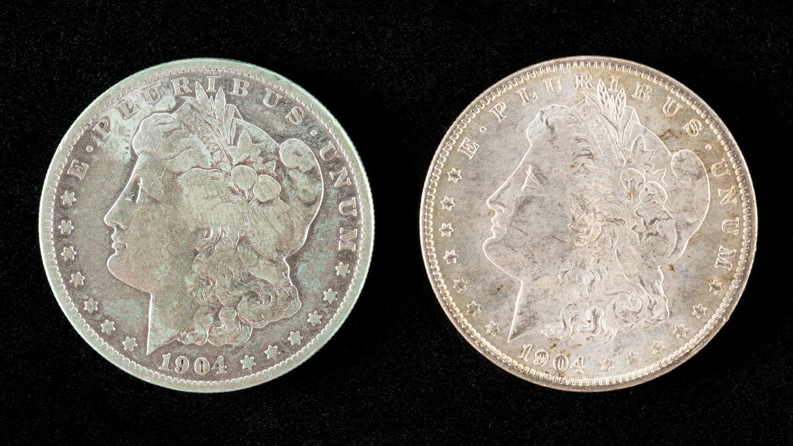 2 Morgan Silver Dollars (1 of 2)