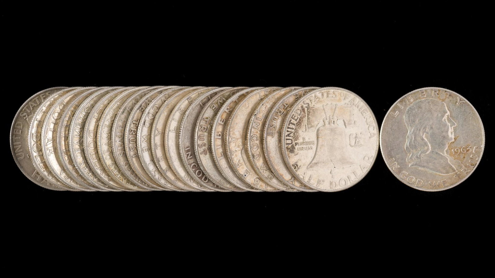 20 Franklin Half Dollars (1 of 2)