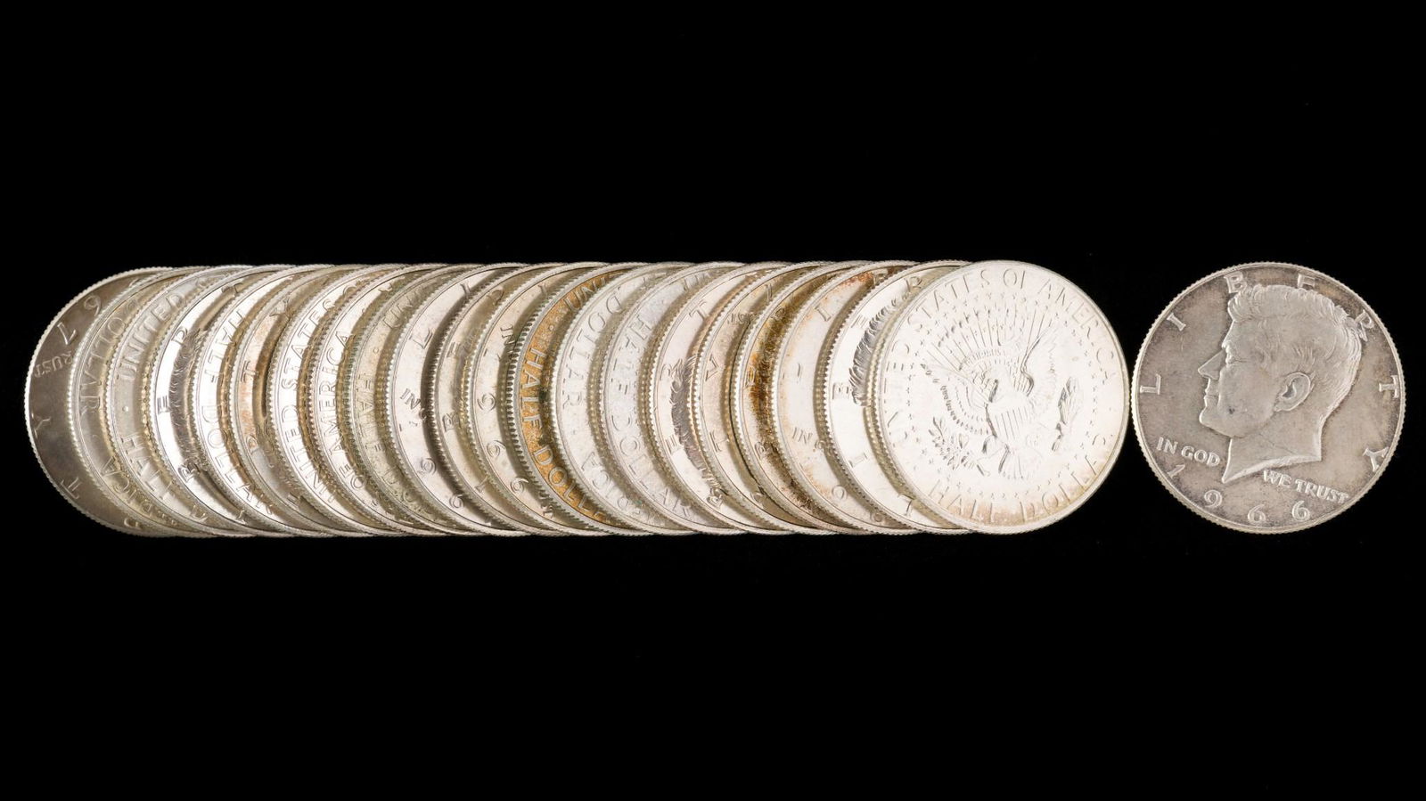 22 40 % Silver Kennedy Half Dollars (1 of 2)