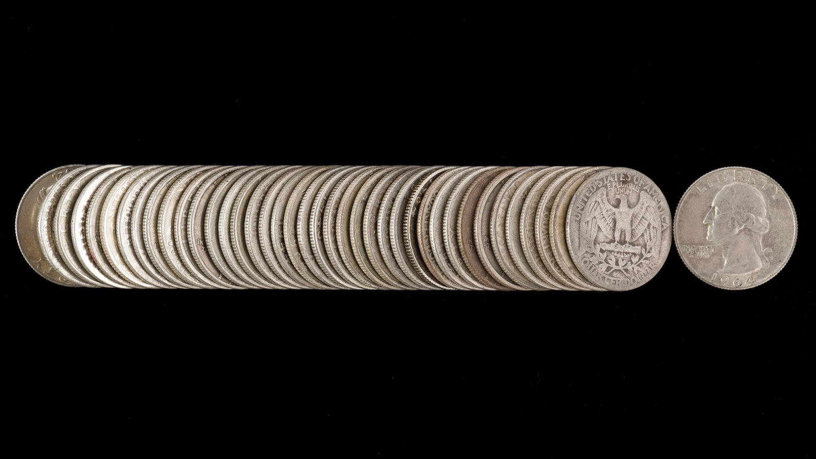 40 Silver Washington Quarters (1 of 2)