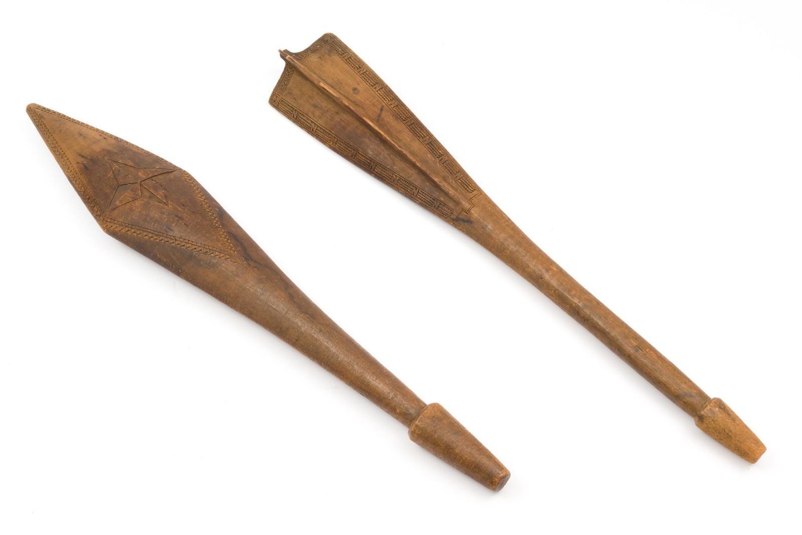Two Polynesian War Clubs (1 of 7)