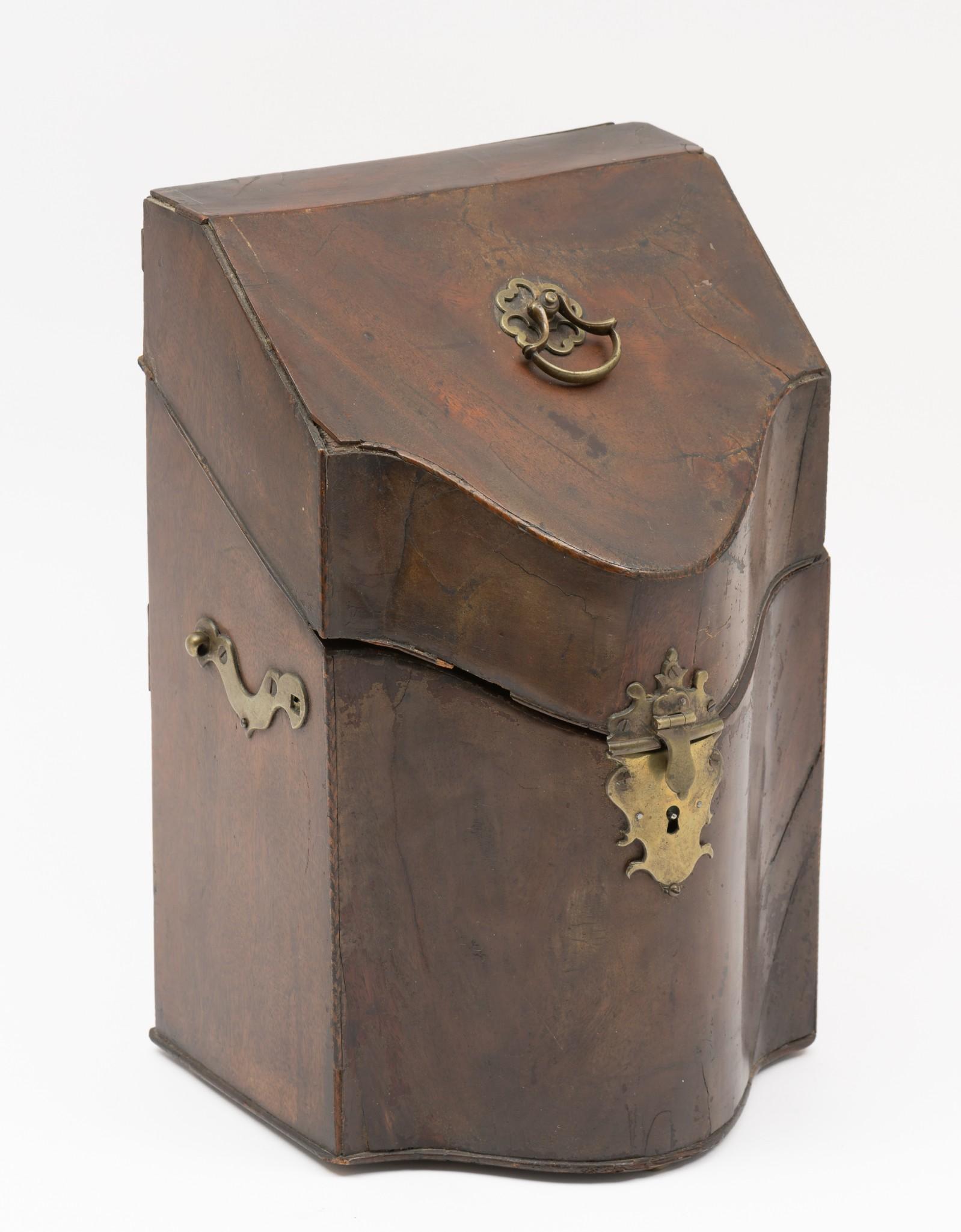 18th Century Mahogany Knife Box (1 of 11)