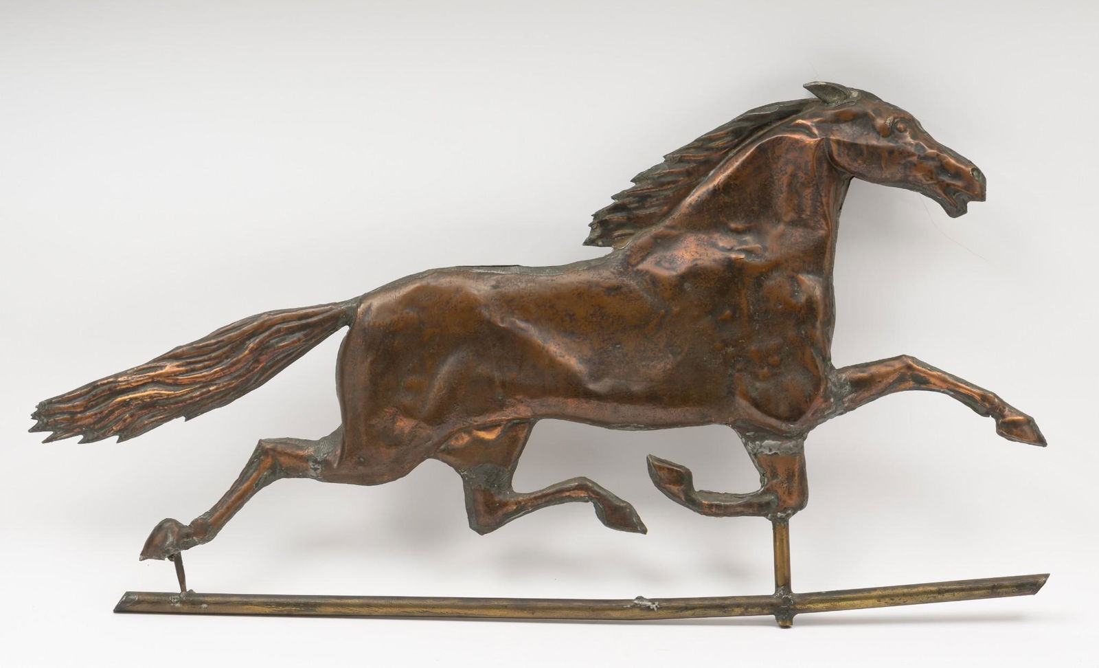 Pressed Copper Running Horse Weather Vane (1 of 6)