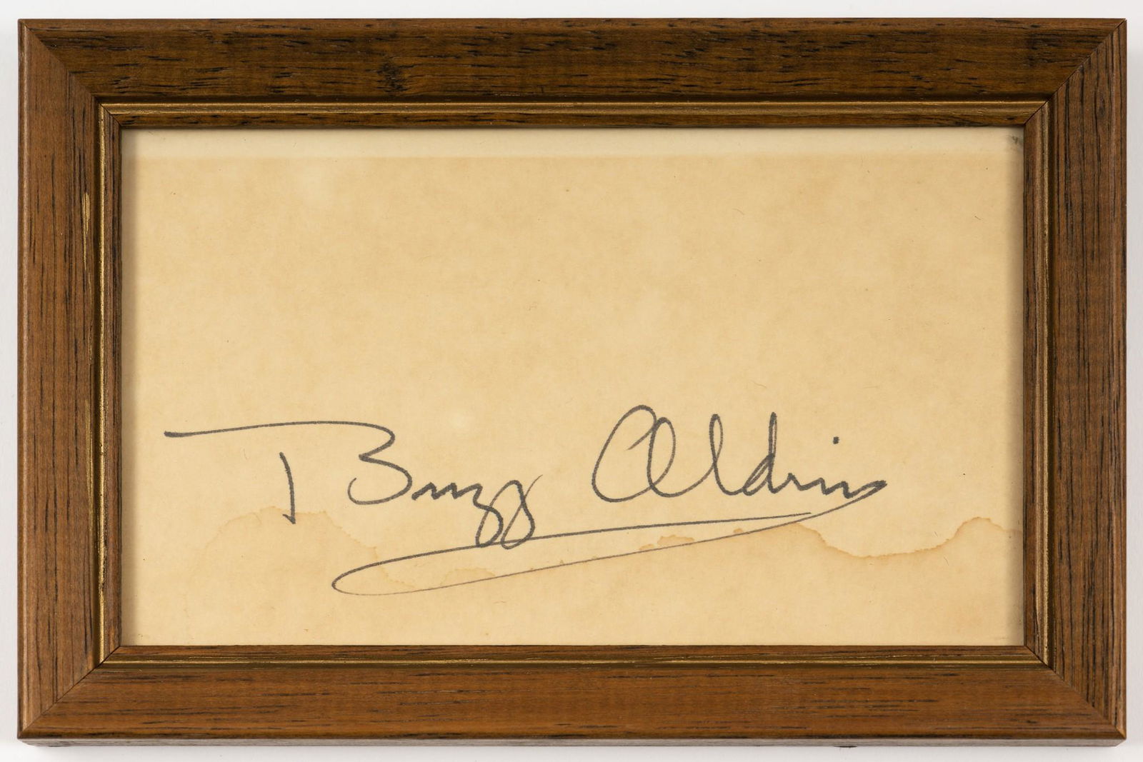 Buzz Aldrin Cut Autograph (1 of 2)