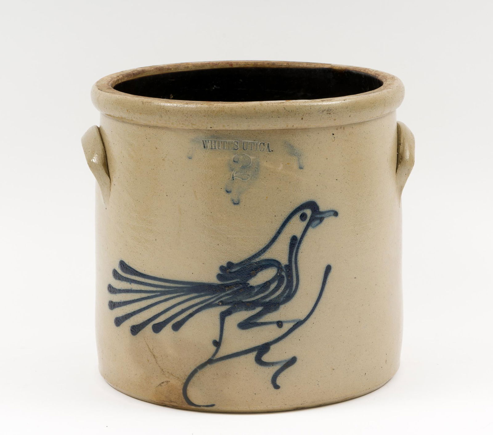 Whites Utica, New York Decorated Stoneware Crock (1 of 7)
