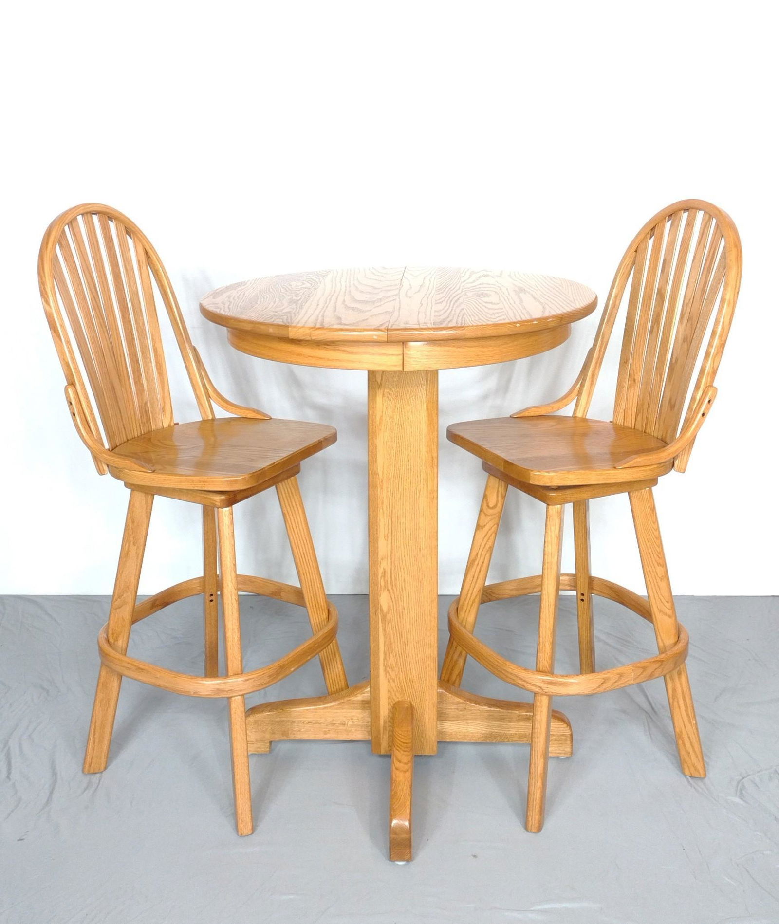 High Top Table With Two Swiveling Chairs (1 of 6)