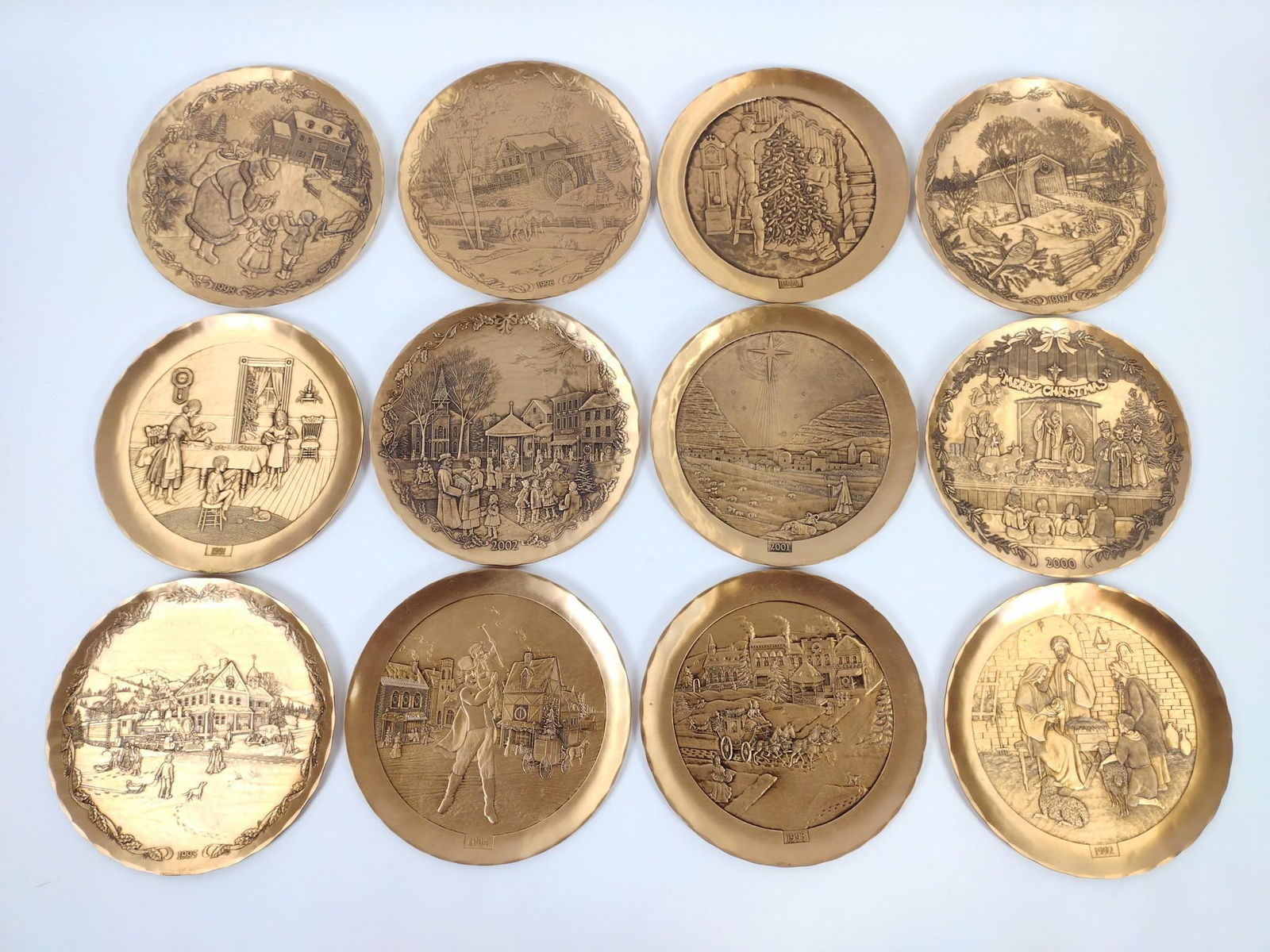 12 Ltd Edition Wendell August Forge Bronze Plates (1 of 8)