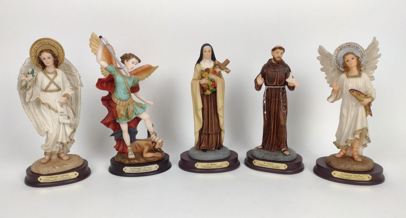 5 Florentine Collection Religious Figurines (1 of 3)