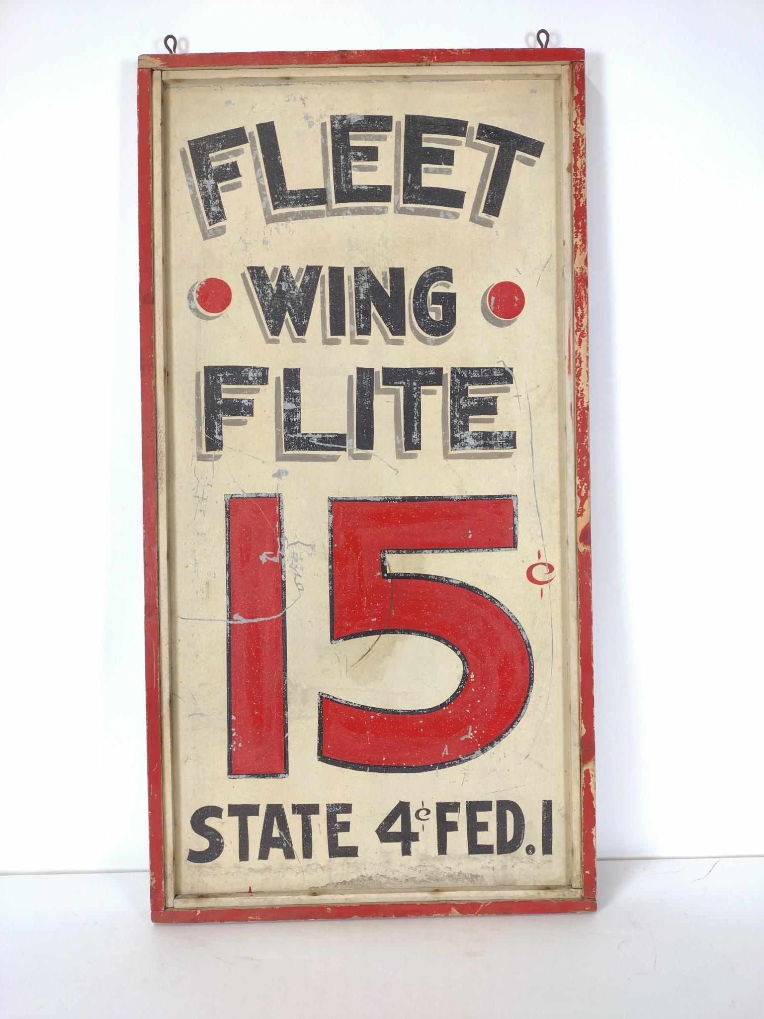 Fleet Wing Flite 15 Double Sided Sign (1 of 4)