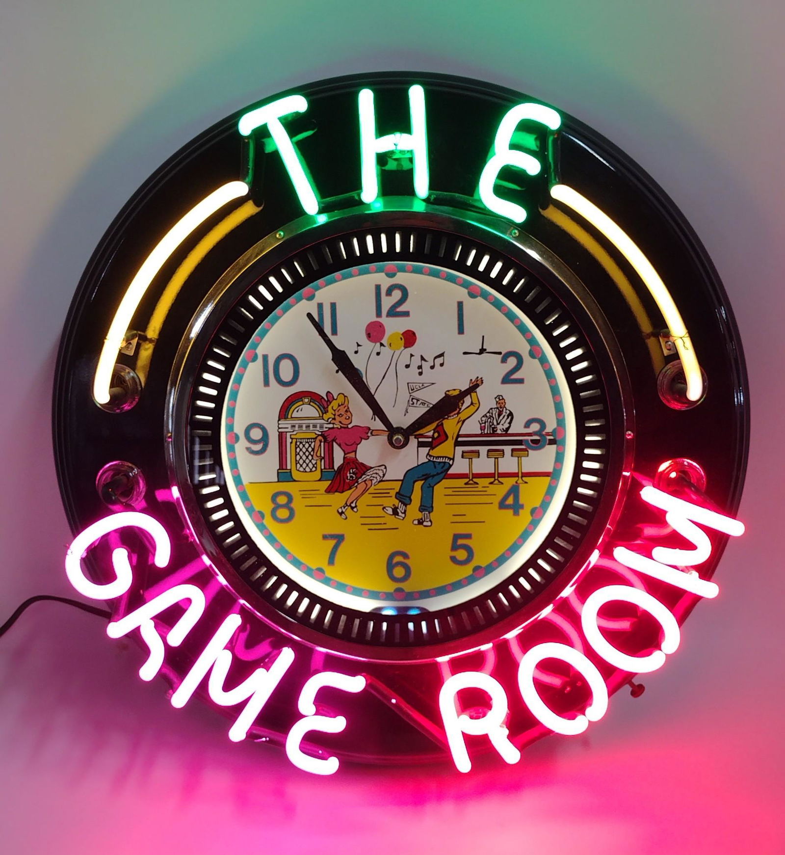 Neon Game Room Clock (1 of 4)