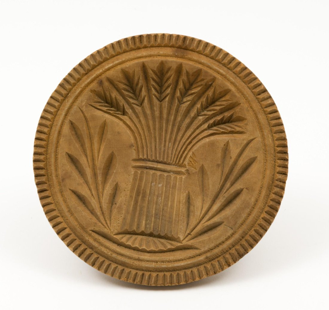 Antique Wheat Butter Mold (1 of 2)