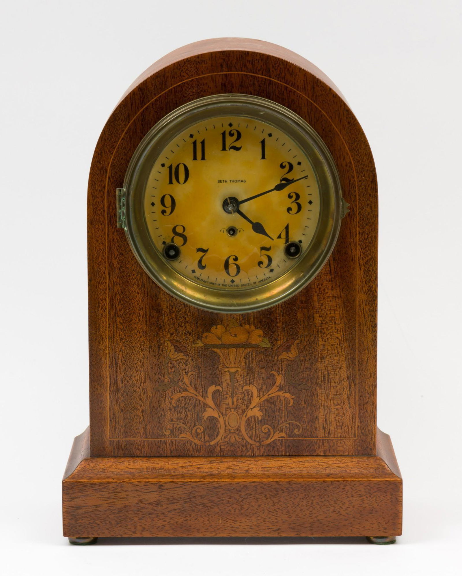 Seth Thomas Inlaid Shelf Clock (1 of 6)