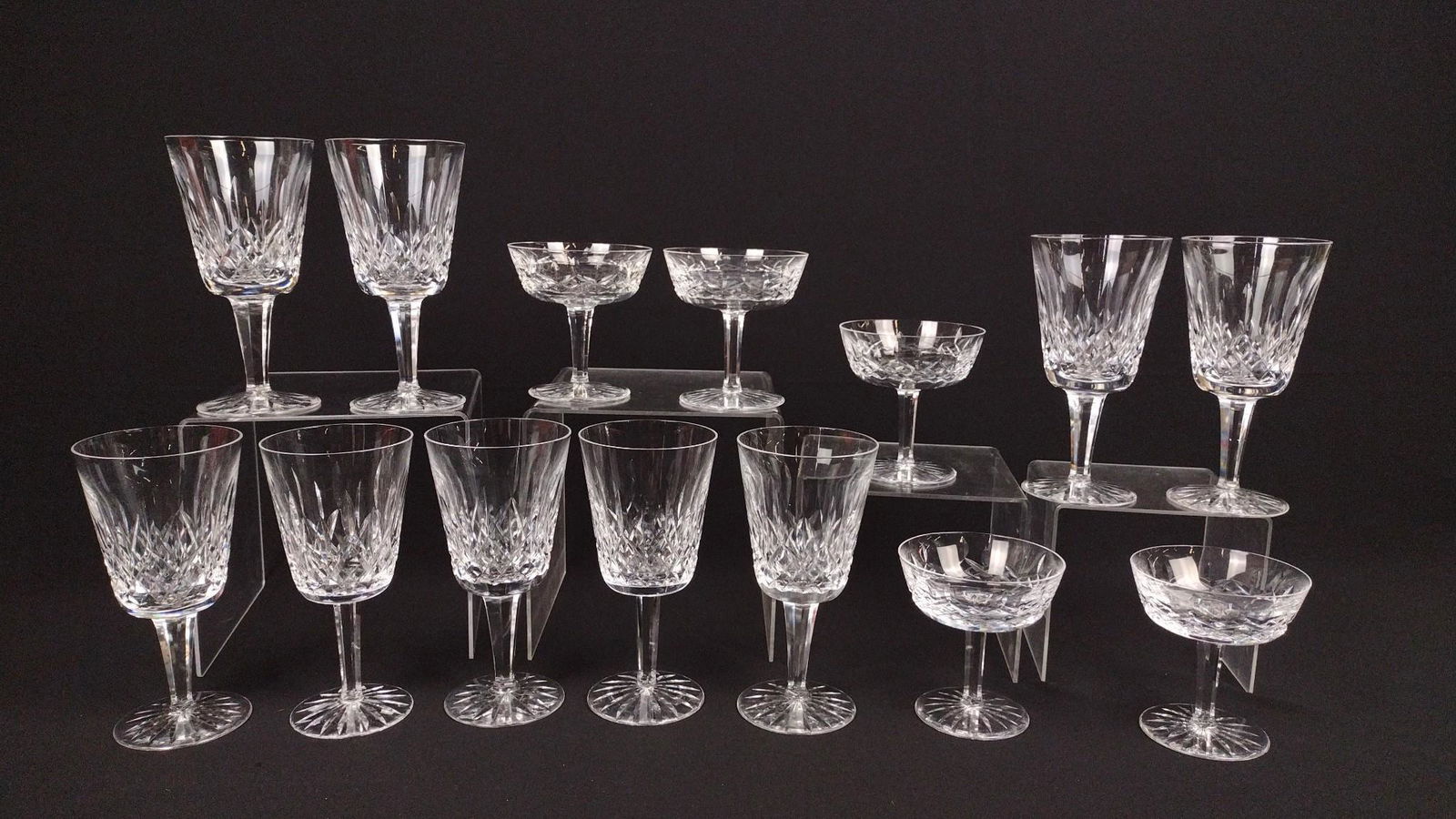 14 Pcs Waterford Crystal Stemware (1 of 3)