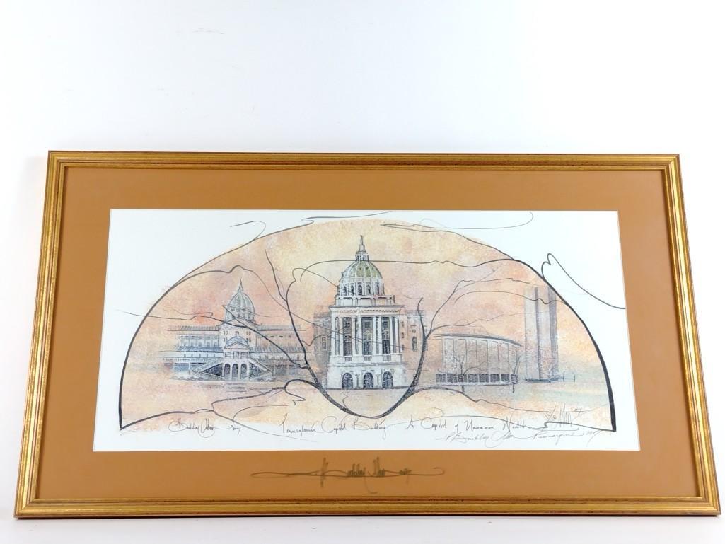 P. Buckley Moss PA Capitol Building Ltd. Ed. Print (1 of 5)