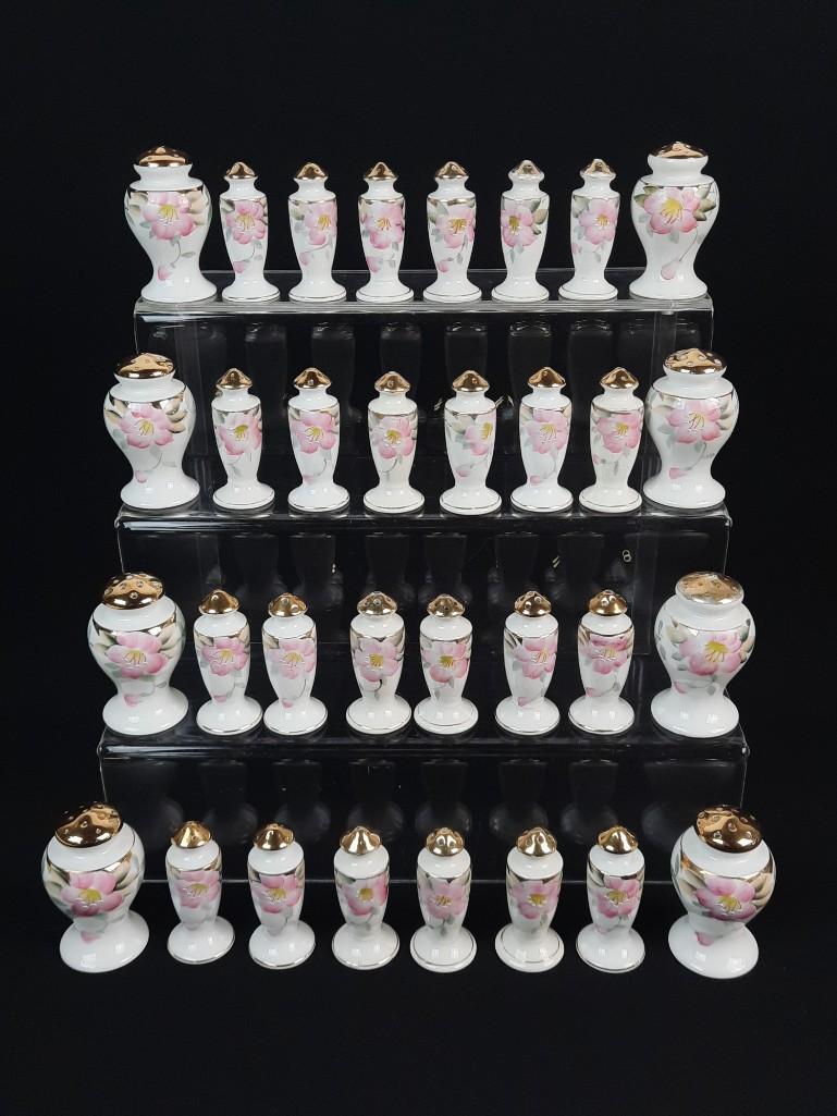 32 Noritake Azalea Salt and Pepper Shakers (1 of 3)