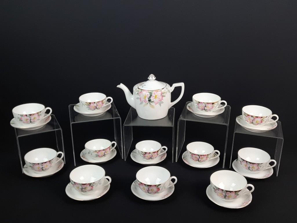 25 Pc Noritake Azalea Coffee Set (1 of 5)