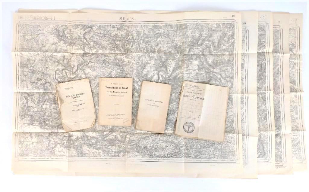 5 WWI Maps & Medical Literature (1 of 17)