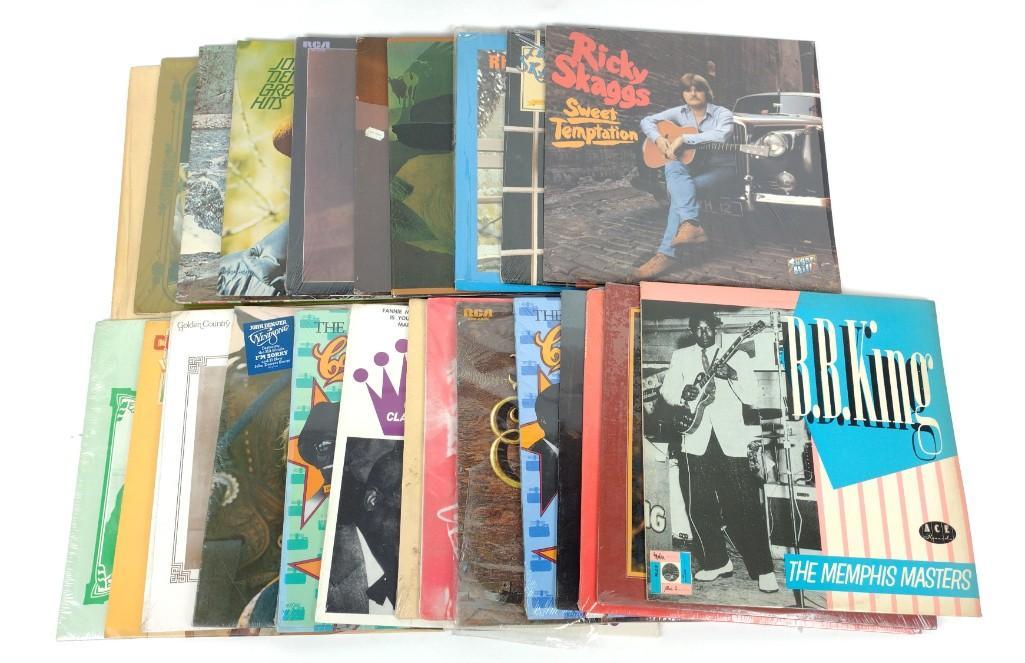 24 Records incl Country and Blues (1 of 5)