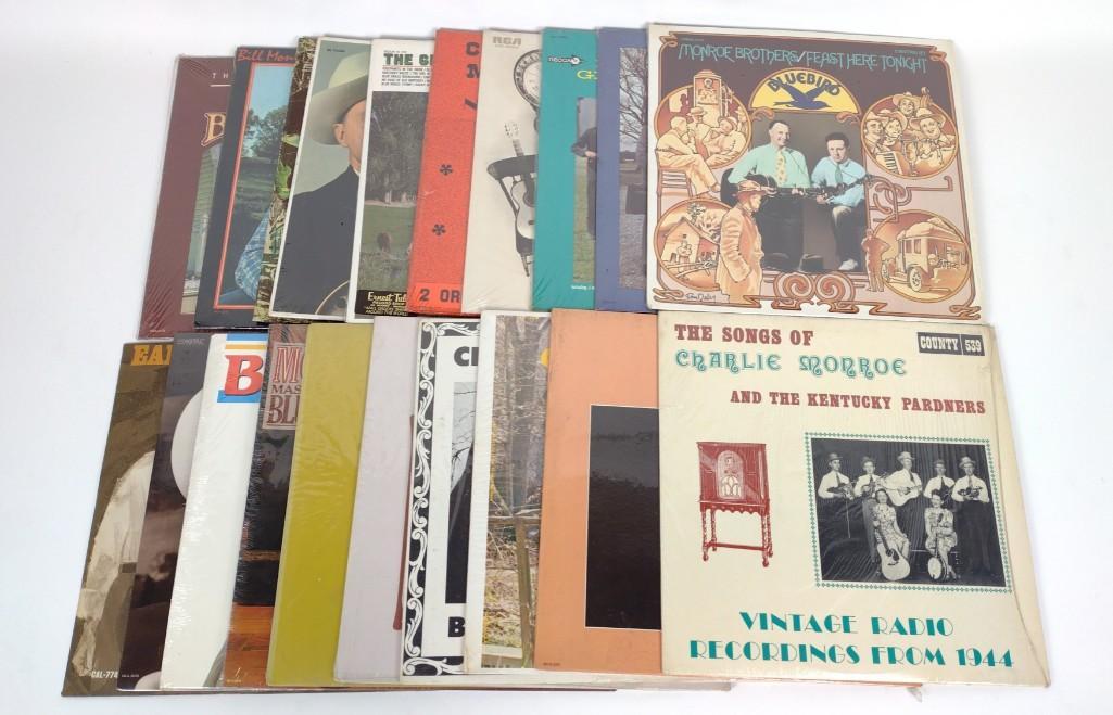 20 Bill and Charlie Monroe Bluegrass Records (1 of 5)